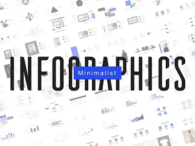 Minimalist Infographics brand business chart clean deck graph icon infographic infographic design infographics infographicsmag keynote minimal minimalist modern pitch presentation slide stratup template