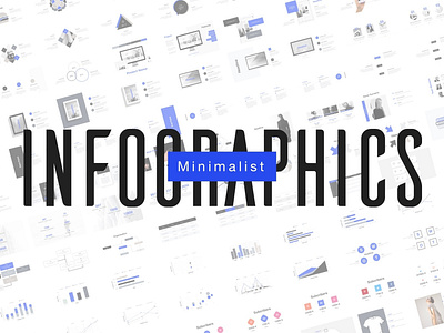 Minimalist Infographics brand business chart clean deck graph icon infographic infographic design infographics infographicsmag keynote minimal minimalist modern pitch presentation slide stratup template