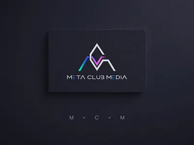 Logo Design for Meta Club Media 2d 2d logo brand branding creative design digital digital art digital marketing graphic design identity branding illustration lettermark logo meta metaverse minimal modern unique vector