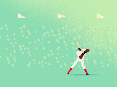 Baseball Pitch & Hit by Fraser Davidson for Cub Studio on Dribbble