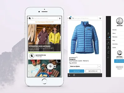 Backcountry App app backcountry ecommerce iphone mobile
