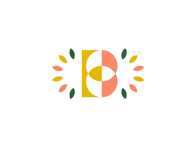 Better Together Mark b better together bloom flower geometry lettermark logo marks minimal shapes teamwork type