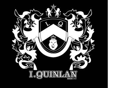 Iq Logo branding design icon illustration vector