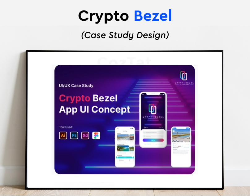 Crypto Bezel App UI app branding case study design graphic design illustration logo mobile design ui ux vector