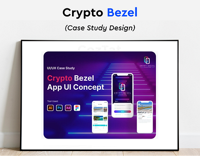 Crypto Bezel App UI app branding case study design graphic design illustration logo mobile design ui ux vector