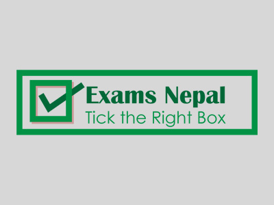 Dribbble Exams Nepal banner education exams freelancer graphics logo nepal