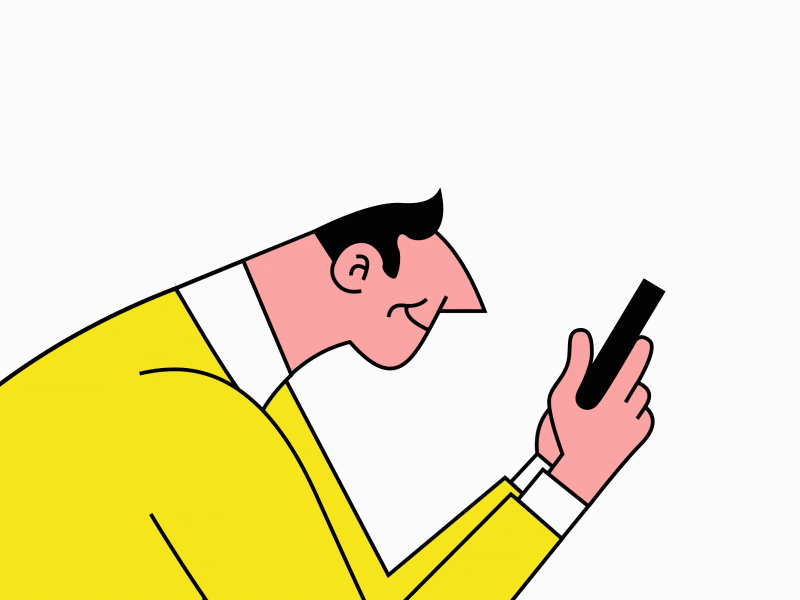 Likeman ❤️ after effects animation animation 2d character character animation design flat design illustration instagram interaction like motion motion design person tap ui ui design ux vector