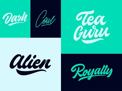 Lettering Logos Collection branding calligraphy clothing design fashion font free hand lettering identity lettering logo logotype mark packaging script sketches streetwear type typo typography