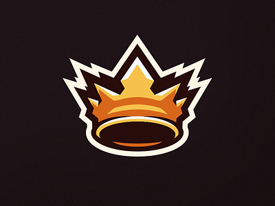 Crown mascot logo branding crown esports illustration logo mascot sports