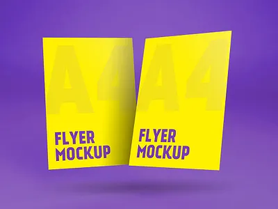 Flyer Mockup a4 a5 flyer flyer mockup identity mockup packaging packaging mockup photorealistic presentation print print mockup print ready product product mockup promo promotion psd psd mockup realistic