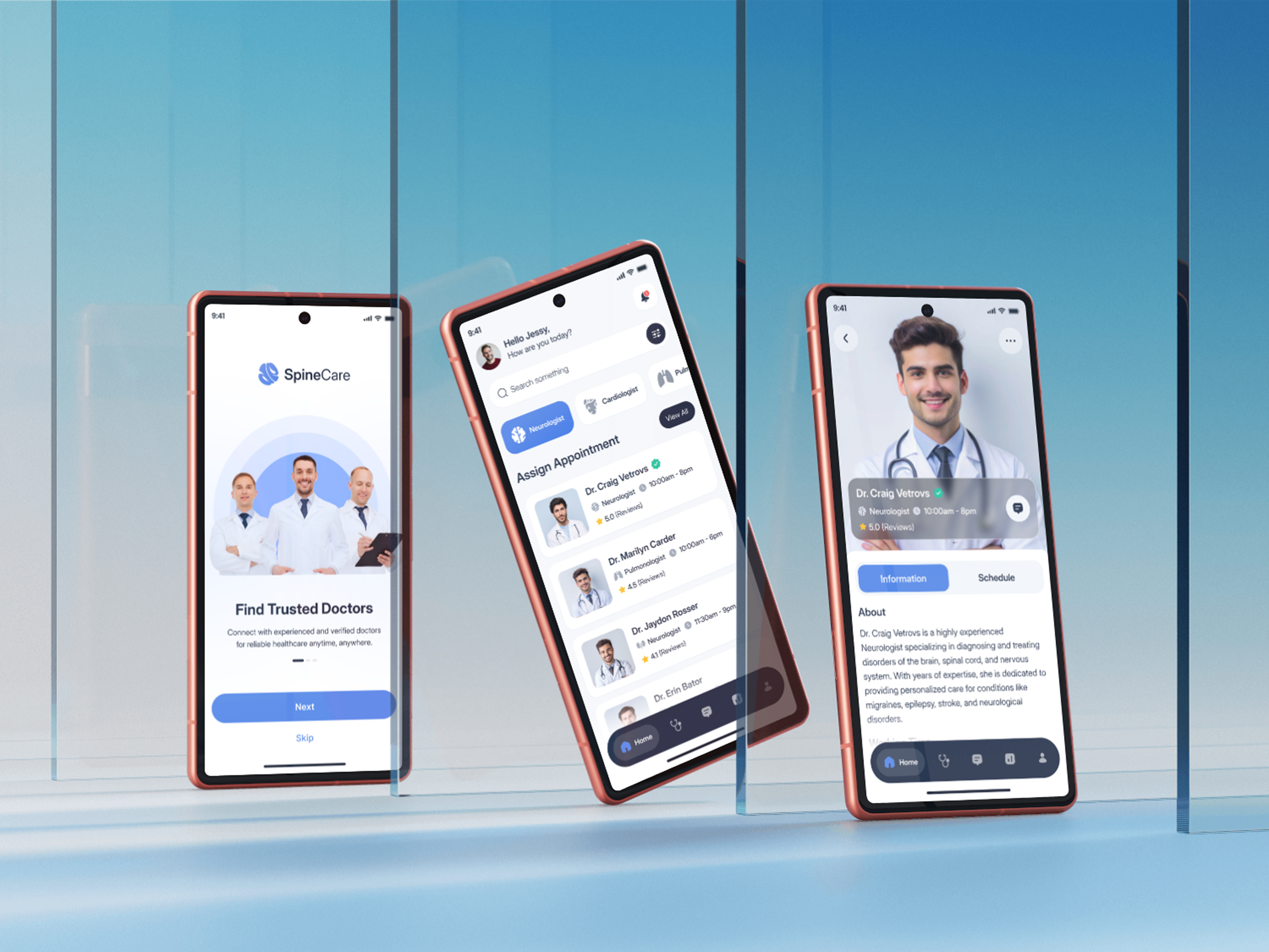 Health Care App android app app design concept app design template app ui appointment clean design doctor health care app ios medical minimal mobile mobile app mobile app design mobile ui ui ux wellness app
