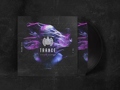 -Distant Memory- adobe album art art artist cinema4d collageart dj illustration music photoshop poster posterdesign retro swiss texture trance type typography vector xparticles