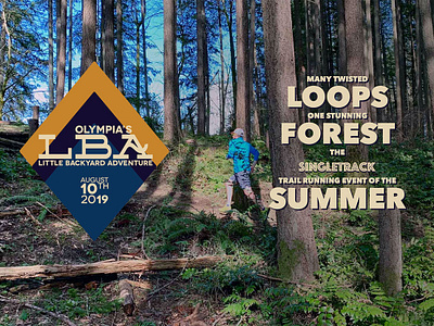 LBA Trail Race website web design