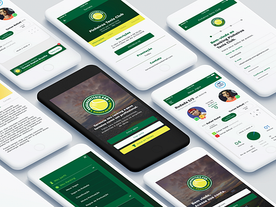 Tennis App design flat interface mobile sketch sports tennis ui