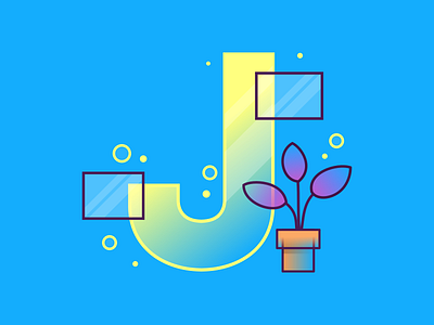 Letter J 36daysoftype plants