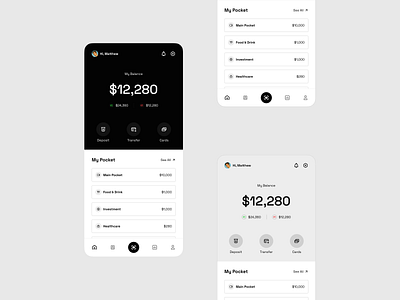 Evon • Mobile Digital Banking App Design bank banking finance minimalist mobile simple uiux wallet