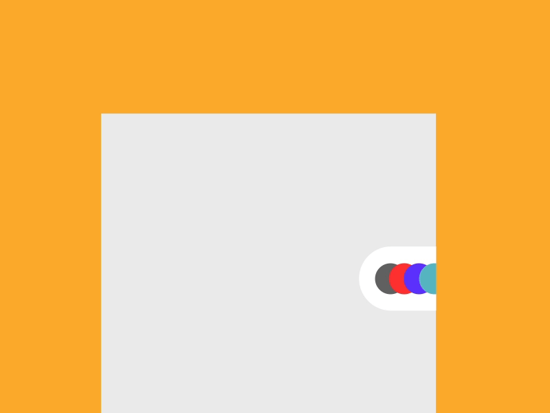 Mobile App Interaction: Choose Colours aniamtion design gif interaction interface layout motion ui ux vector visual