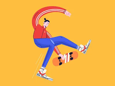 Letter G- skate tricks 36daysoftype 36daysoftype character design illustration letter skate