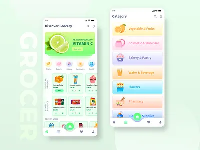 Grocery app adobe xd app design app layout food app grocery app grocery list illustration photoshop ui uiuxdesign