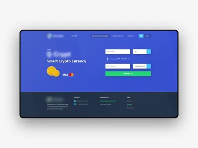 Exchanger clean creative crypto currency uiux ukrainian userflow