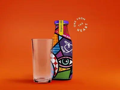 Zoop packaging (Juice Bottle) v2 branding energy drink food graphic design greece healthy food illustration juice bar juices logo design organic packaging pop art typography vector