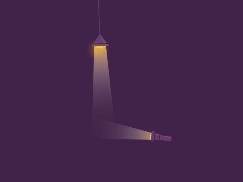 "L" for Light 36 days of type aftereffects animation firefly flat illustration light motiongraphics