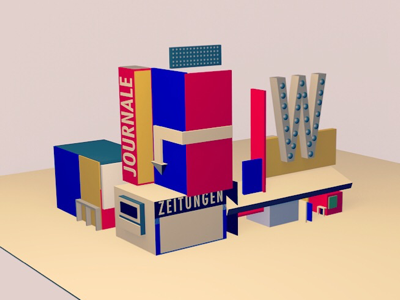 Dream City — 3d bauhaus branding design graphic design illustration studio ui ui ux