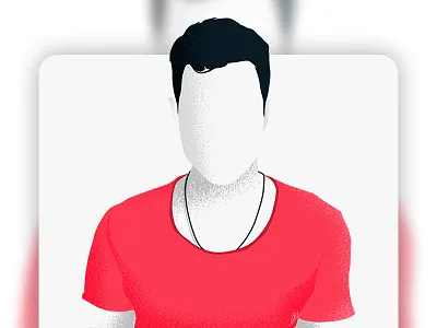 Textured Portrait ✍ art avatar brush drawing graphic design illustration illustrator ipad layout minimal page pen tool pink portrait simple textured