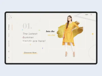 E-commerce Web concept