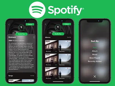 Redesign Spotify Concept creative design design redesign spotify concept ui ui ux design ui ux designer uidesign ux design