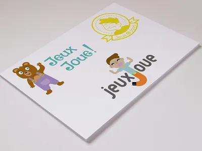 Jeux Joue logos brand emblem identity logo logotype mascot