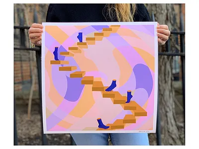 Giclee printing artwork colors digital humans illustration movement printmaking surrealism