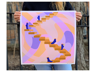 Giclee printing artwork colors digital humans illustration movement printmaking surrealism