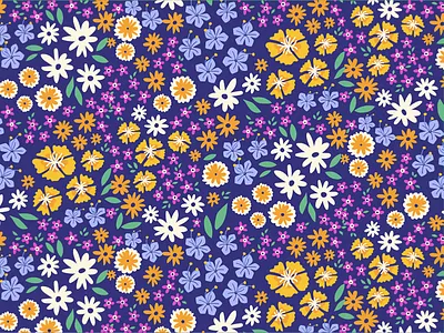 Spring Bloom bloom flowers illustration pattern spring wildflower