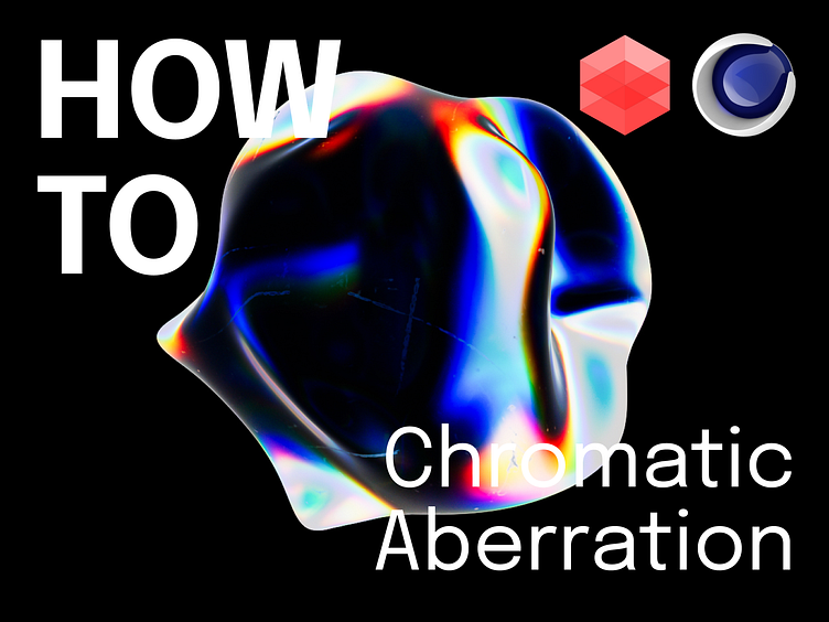 Chromatic Aberration Tutorial with Cinema 4D and Redshift by Darwin