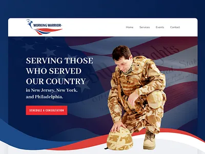 Working Warrior design illustration ui ux vector web website