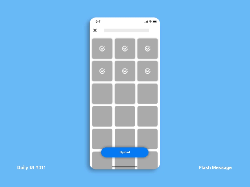 Daily UI #011 Flash Message animation dailyui dailyui011 interaction interface interface animation ui