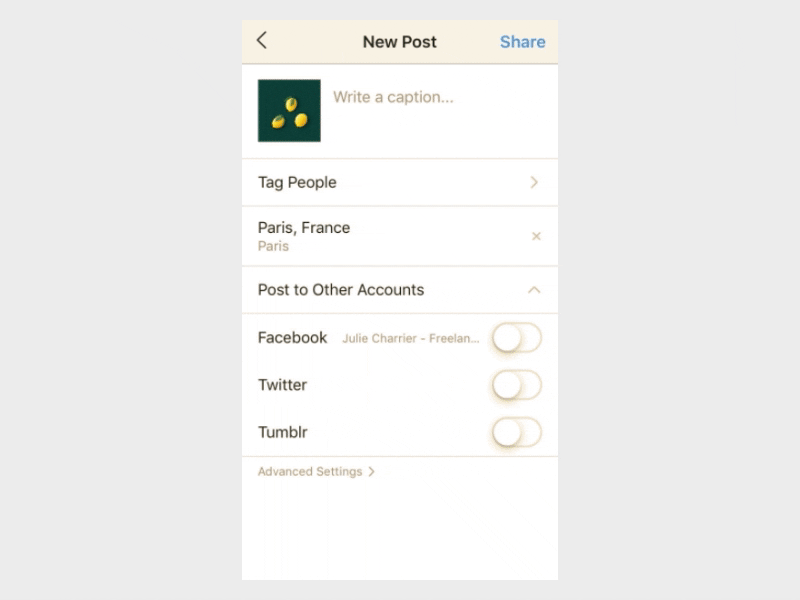 UX | Instagram tags flinto illustration instagram julie charrier mention minimal motion sketchapp tag ui user experience ux vector