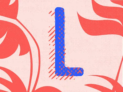 36 days of type L 36days 36daysoftype challenge daily illustration letter type