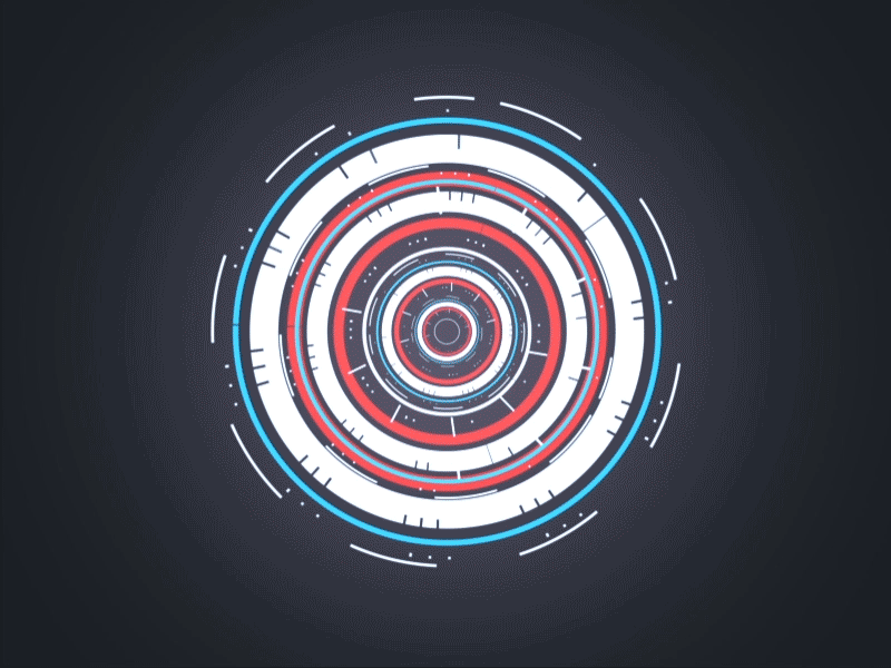 Bionic Eye aftereffects animation bionic hud motion