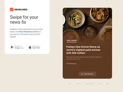 Headlines headlines news news app reader app