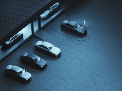 Car Scanner // Auto Store 3d automotive design illustration industrial landing minimal product design render store web website