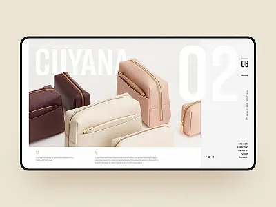 Bag Store Web Design bag bag design e commerce fashion simple store visual visual design web webdesign website website design white