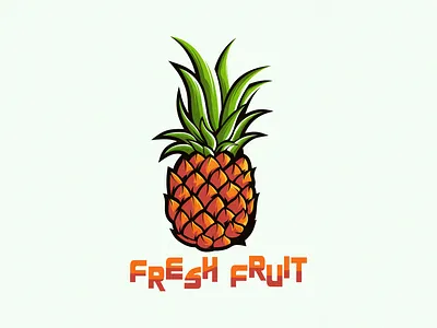 pineapple animation app branding coreldraw design design art icon illustration ilustration ilustrator logo sketch typography vector