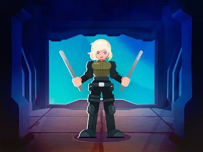 Black Widow abstract art avengers black widow cartoon character character design flat graphic design illustration marvel vector