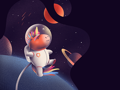 Uniqueorn branding illustration