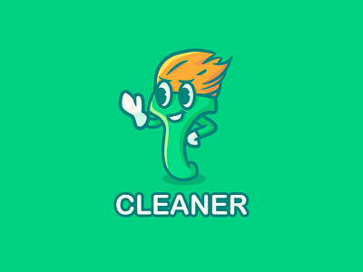 Cleaner illustration logo