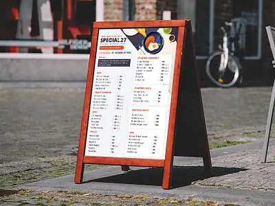 Menu Card Design For Special 27 design hotel illustration menu bar menu card menu design special 27 vector