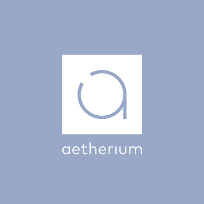 aetherium branding clinic design graphic design healtcare icon logo medical minimal simple washington