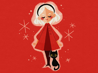 Sabrina archie comics childrens illustration design fashion illustration kid lit mid century design mid century modern mid mod sabrina sabrina the teenage witch salem